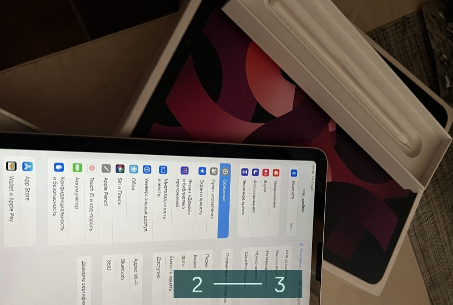 Планшет iPad Air M1 64Gb. Wi-Fi + apple pencil Київ - фото 2