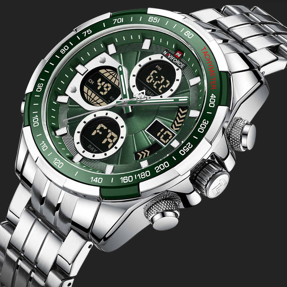 Годинник чоловічий тактичний Naviforce Fly Steel Сріблястий Вінниця - фото 16