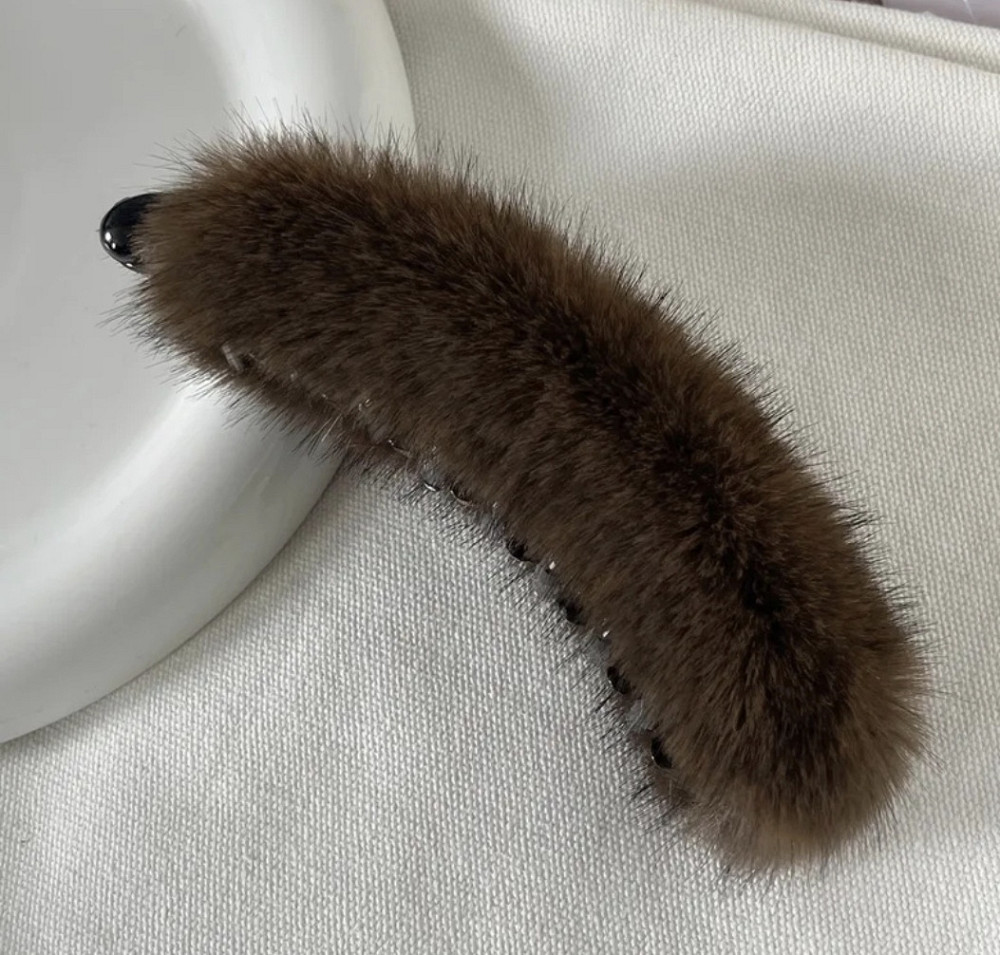 Шпилька-банан зі штучного хутра Смела - изображение 4