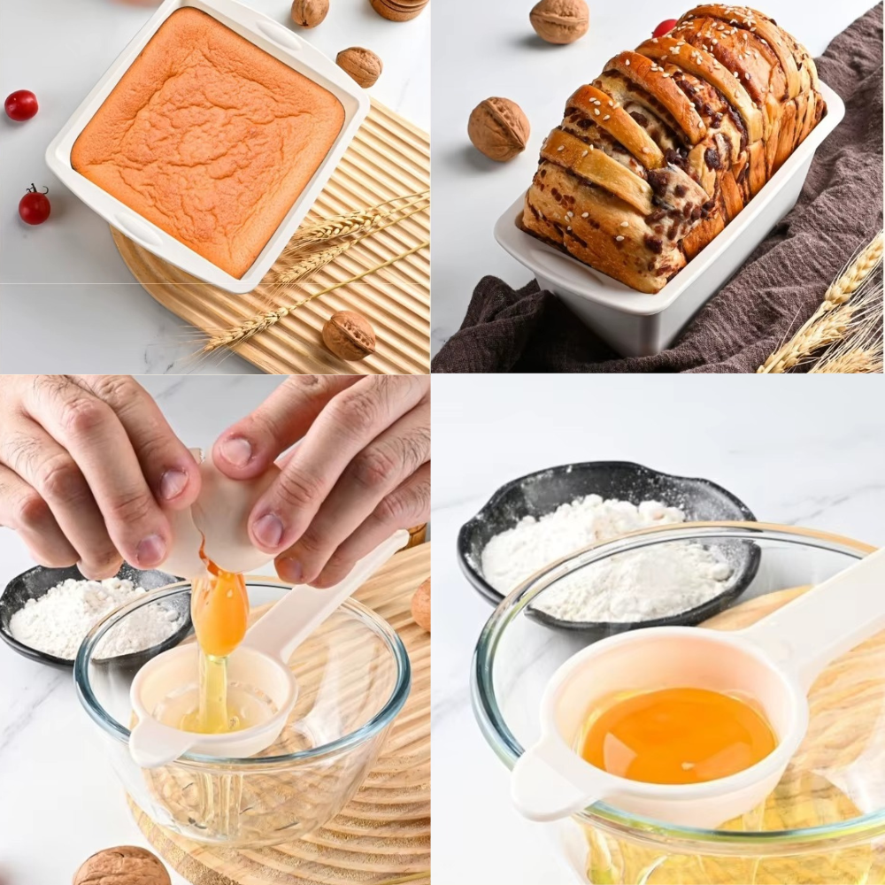 Набор формы силиконовые для выпечки 22 штук,комплект кухонных пренадлежностей с прихватками,цвет бежевый Каменец-Подольский - изображение 7