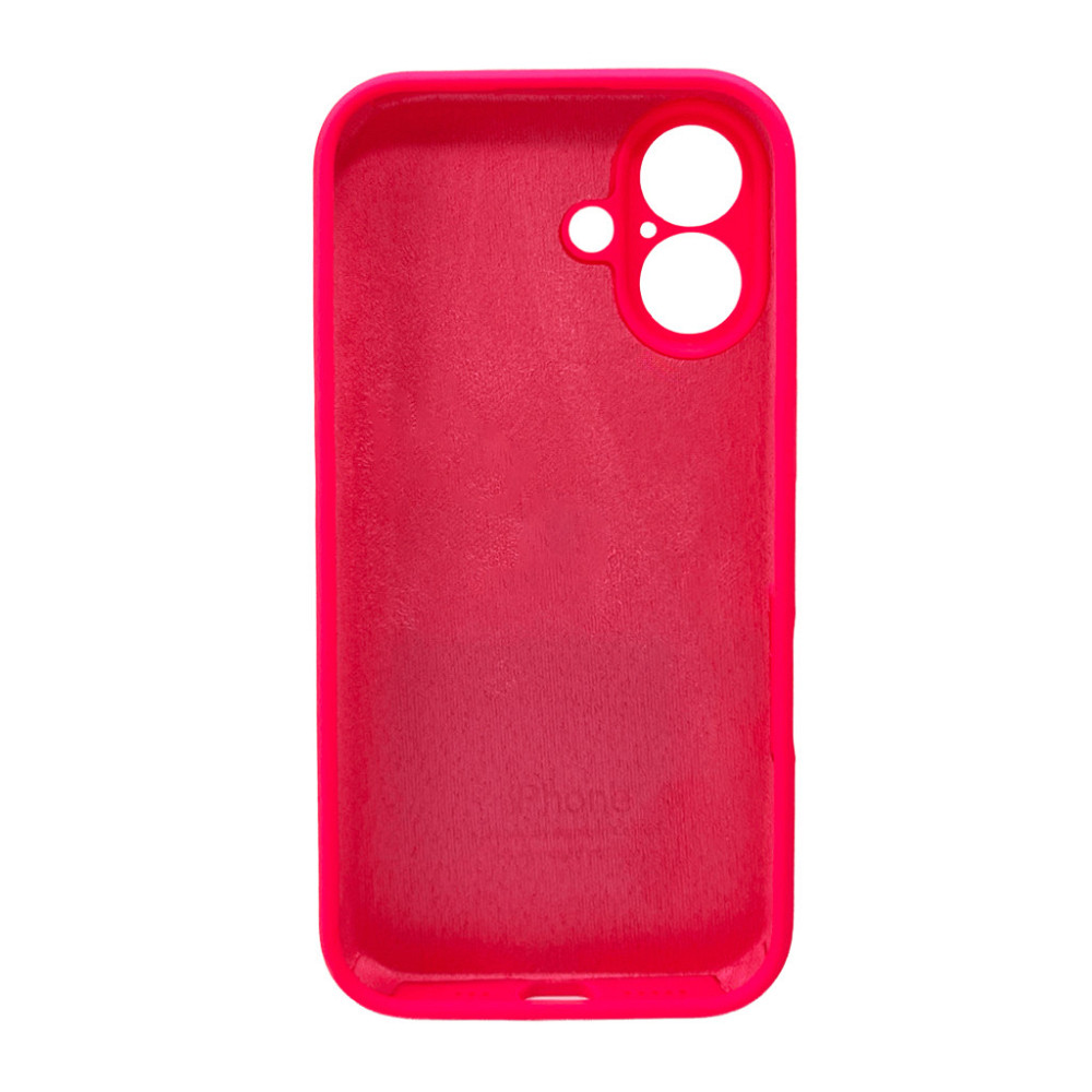 Чохол для смартфона Silicone Full Case AA Camera Protect for Apple iPhone 16 23,Shiny Pink Київ - фото 3