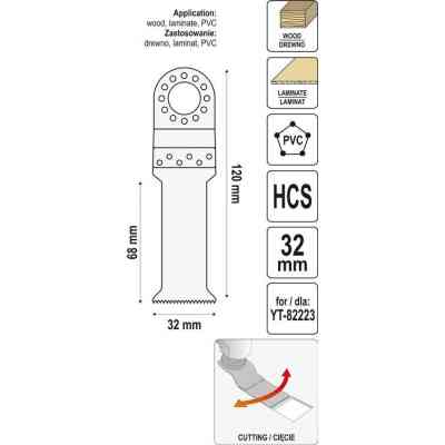 Полотно Yato для реноватора (YT-34700) Винница