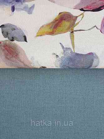 Обои винил на флизелине Rasch Florentine 1.06х10 однотонные мелкая полоска под ткань матовые бирюзовые Киев