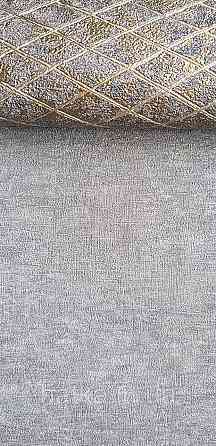 Обои виниловые на флизелине Marburg Aura метровые под штукатурку под бетон черно серые Киев