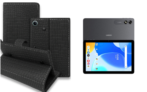 Книга-трансформер для планшета Umidigi G3 Tab Ultra, цвет Black Krokodil Black Киев