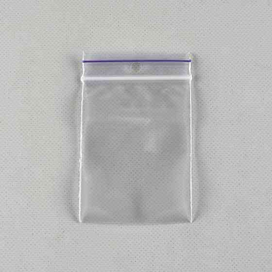Герметичные пакеты zip lock для мелких деталей и хранения (с отверстием) 6x8 (100шт) (1 пачка) Харьков