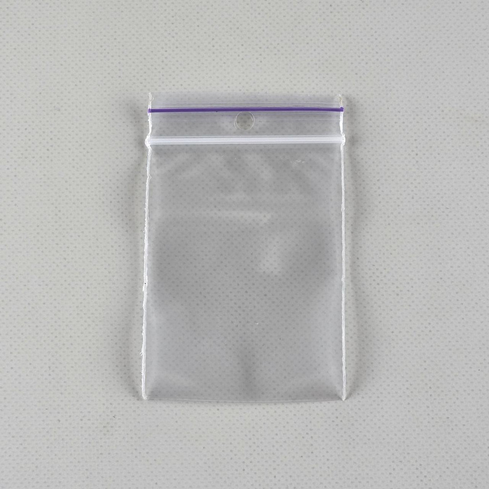 Герметичные пакеты zip lock для мелких деталей и хранения (с отверстием) 6x8 (100шт) (1 пачка) Харьков - изображение 1