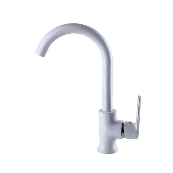 Смеситель для кухни Globus Lux Laguna GLA-0203SL-7-WHITE (000022567) Киев