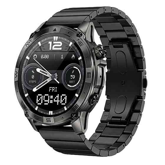 Розумний смарт-годинник North Edge GPS Smart Titan Centurion Black (2 ремінці) Вінниця