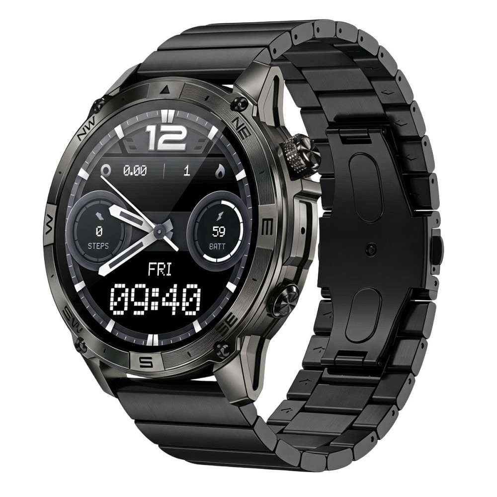 Розумний смарт-годинник North Edge GPS Smart Titan Centurion Black (2 ремінці) Вінниця - фото 2