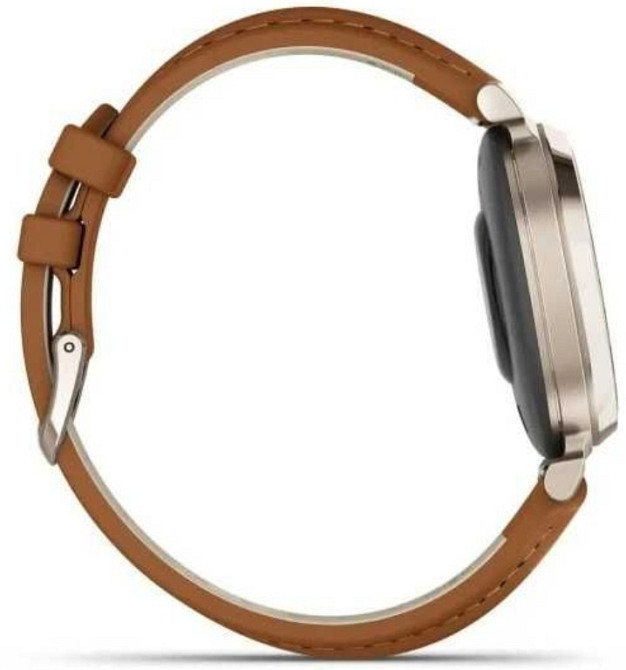 Часы: Garmin Lily 2 Classic Gream Gold With Tan Leather Band. Київ - фото 8