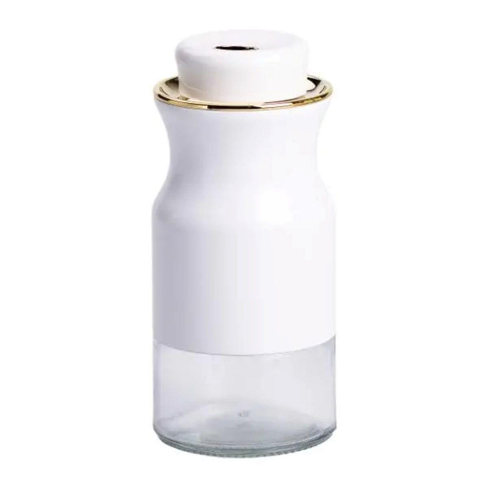 Набір для спецій на підставці з пляшками для олії та оцту 8 предметів Білий HP-1360W Київ - фото 5