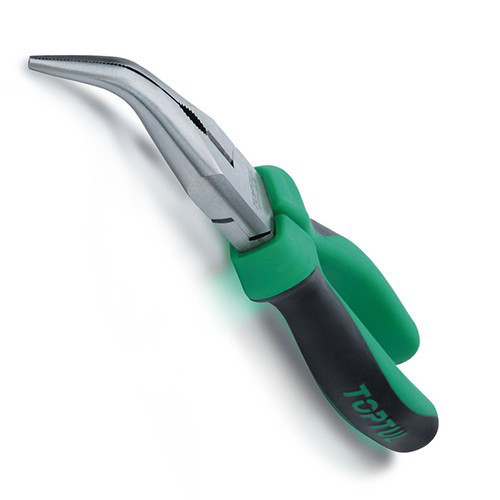 Тонкогубци вигнуті 200 мм 8" TOPTUL DFBA2208 Одеса - фото 1