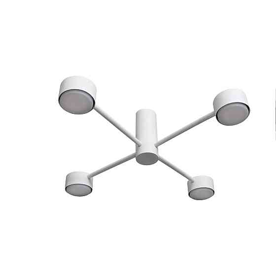 Люстра потолочная MSK Electric Copter на четыре круглых плафона под лампы GX53 белая NL 8041-4 WH Одесса