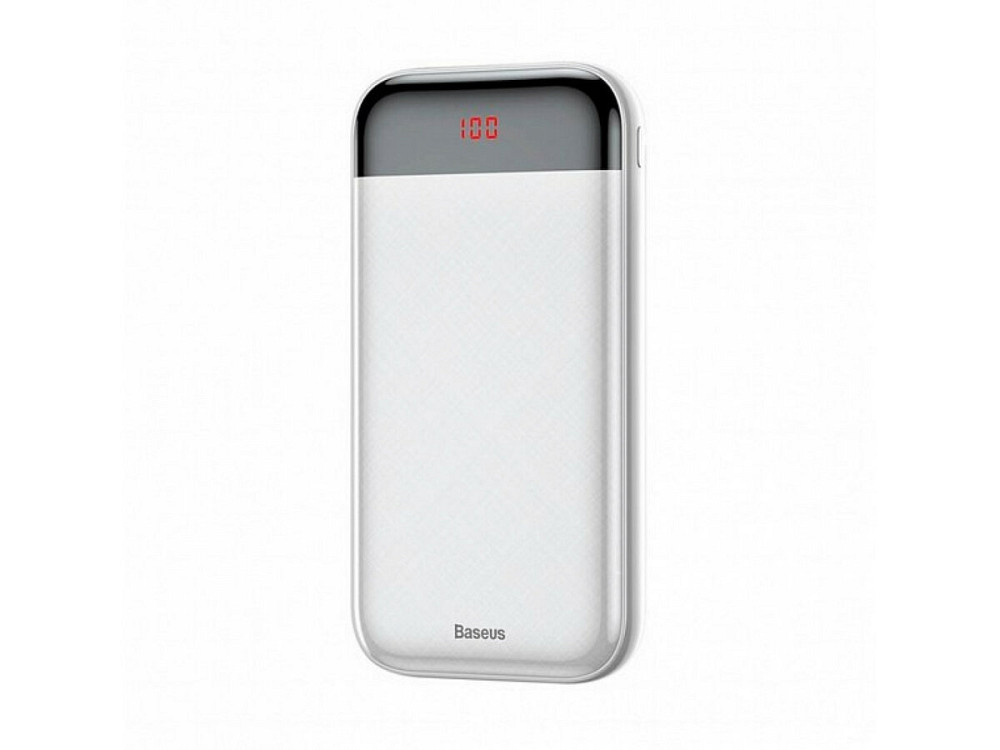 Зовнішній акумулятор Baseus Mini Cu Digital Display Power Bank 20000mAh  White Київ - фото 3