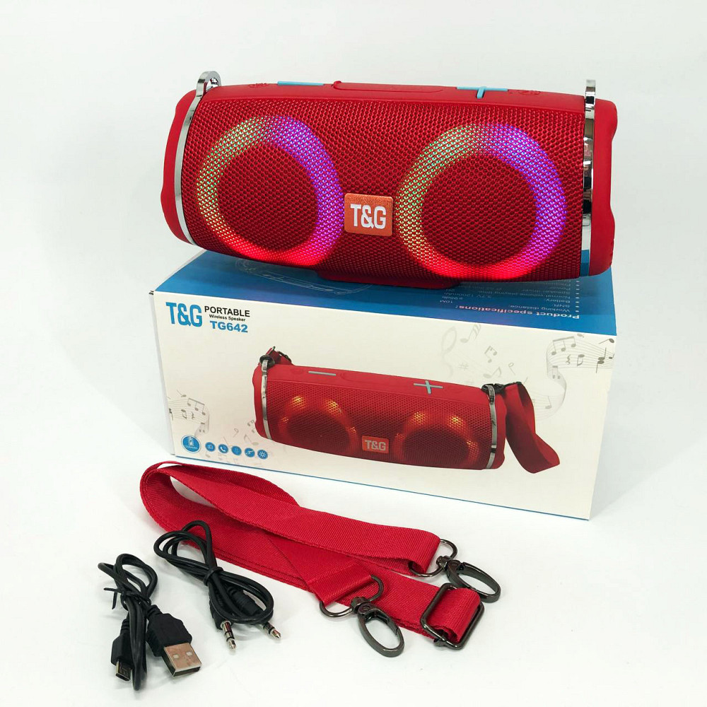 Колонка з підсвічуванням і зарядкою TG642, Портативна акустична bluetooth колонка NQ-94 Львів - фото 2