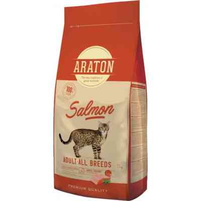 Сухий корм для кішок ARATON SALMON Adult All Breeds 15 кг (ART47464) Вінниця