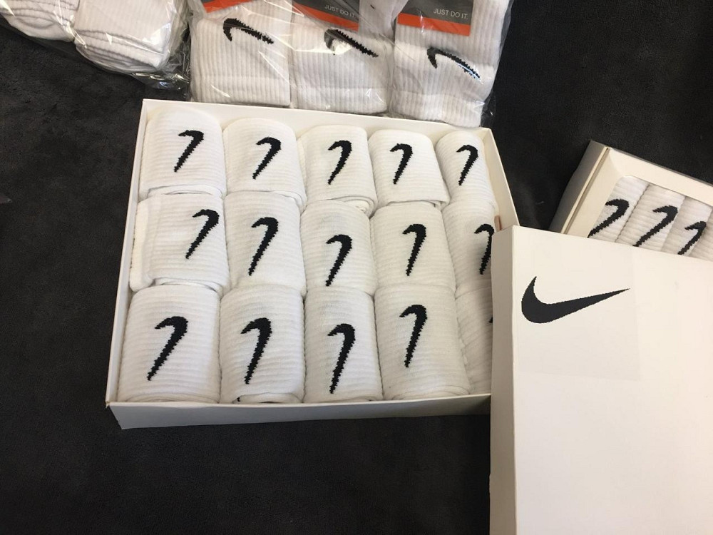 🔥 Оригінальні чоловічі та жіночі шкарпетки Nike – 100% бавовна набор 15 шт Киев - изображение 2