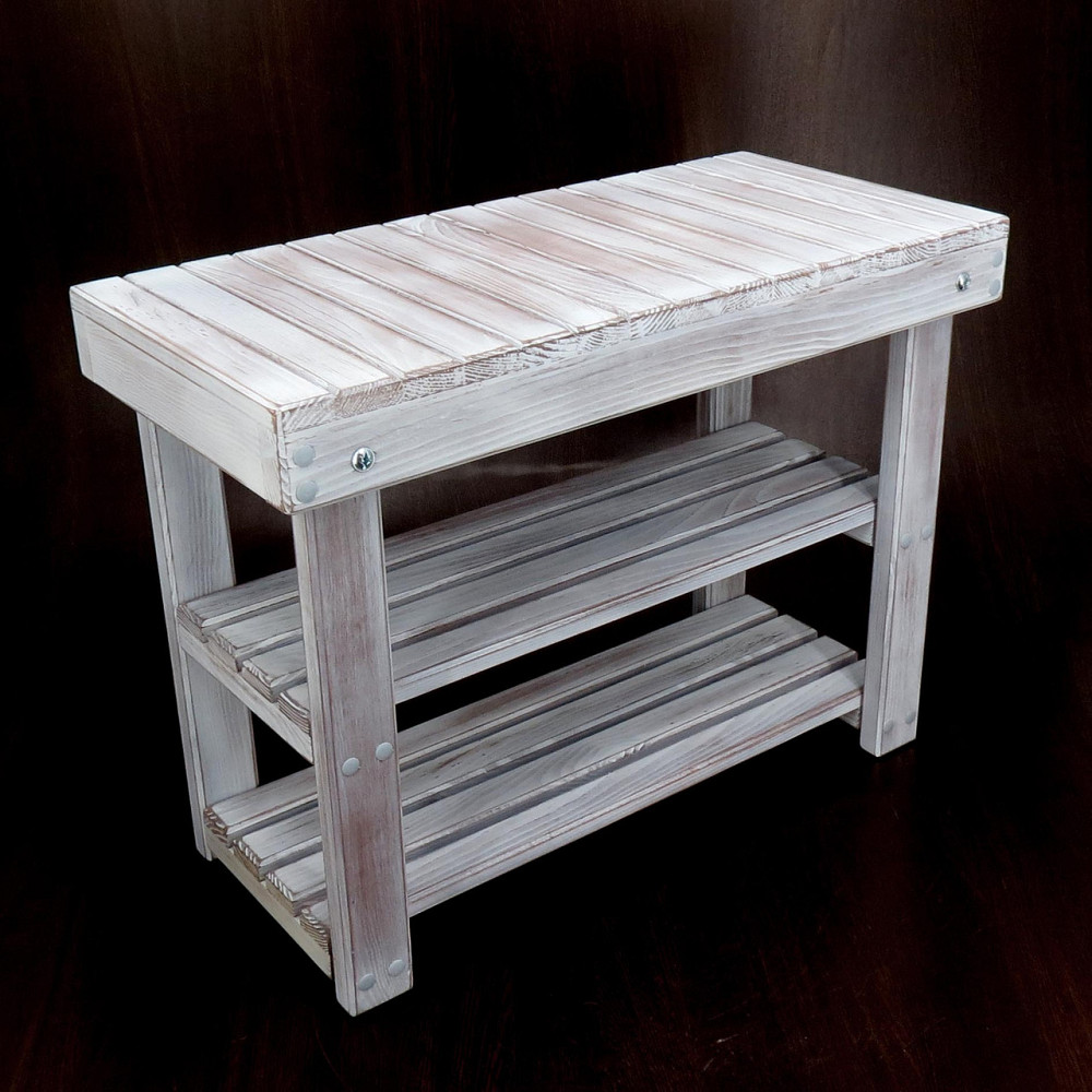 Полиця для взуття "Женева 60" браш Миколаїв - фото 1