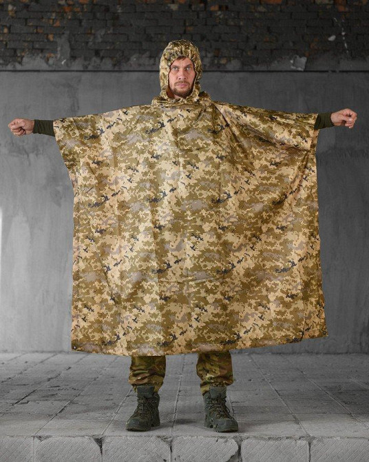 Пончо-дощовик піксель ВТ0540 Одеса - фото 2