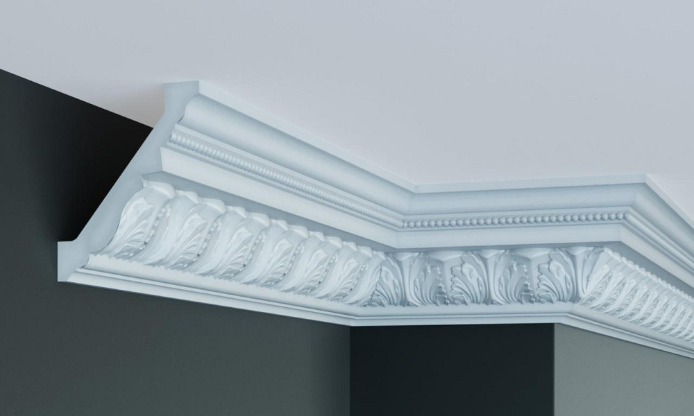 Карниз полиуретановый с орнаментом Gaudi Decor C 158 Днепр - изображение 1