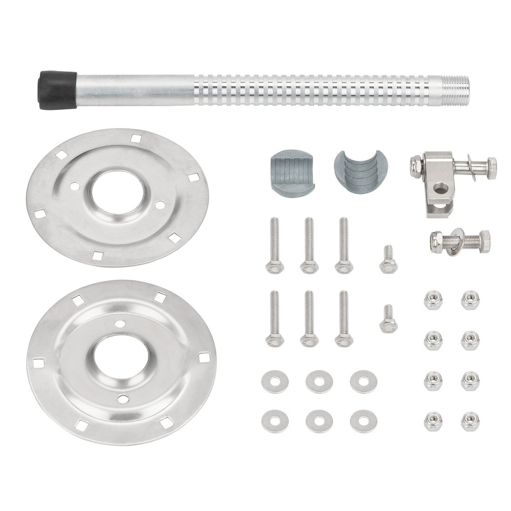 370611 Опора (концевая) регулируемая для рулевого троса, алюминий/нержавеющая сталь (Pretech) Черкассы - изображение 2
