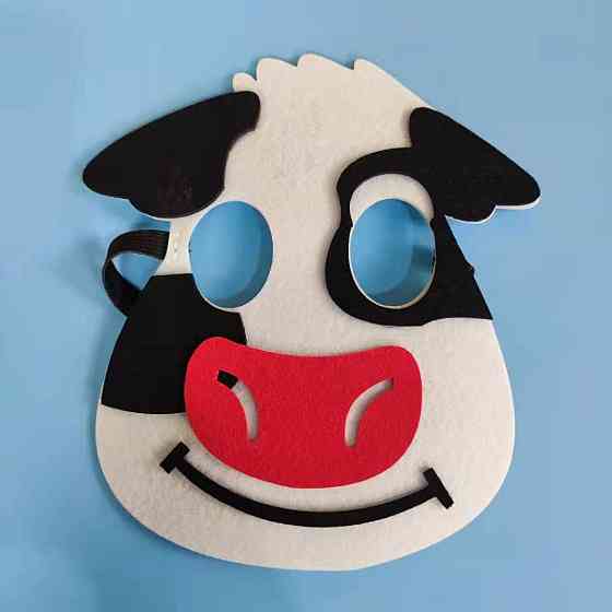 Детская маска Корова для детей one size разноцветный Киев