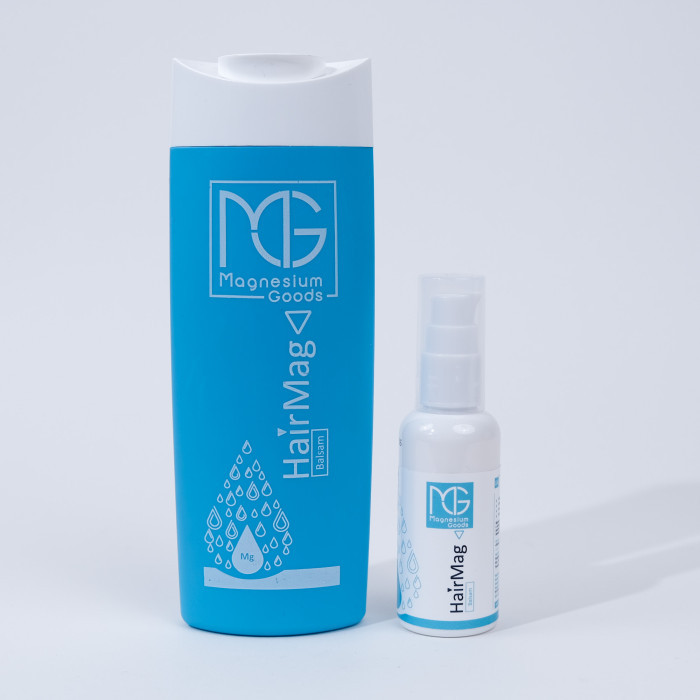 Безсульфатний бальзам для волосся з активним магнієм та амінокислотами HairMag Balsam Magnesium Goods 200 мл Київ - фото 2