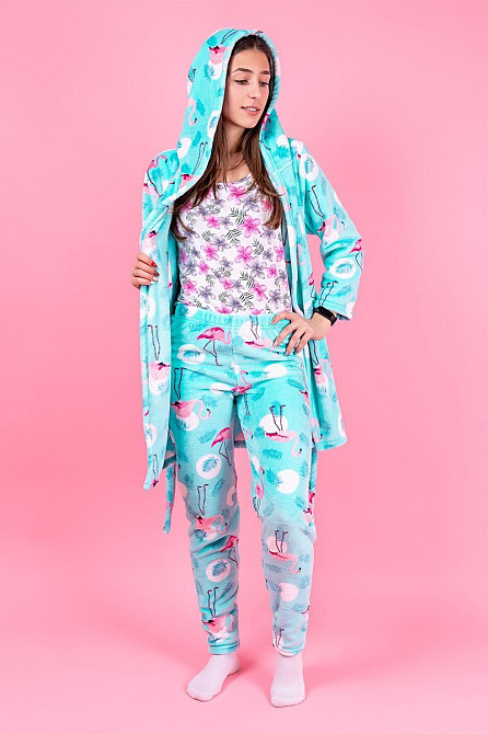 Комплект домашній жіночий, "Фламінго" топ Крохатушка одяг Київ - фото 3