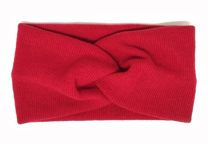 Жіноча пов'язка тепла ангора червона Київ - фото 1