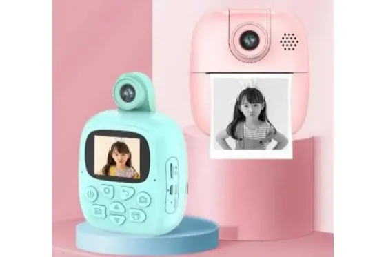 Esonstyle Голубой Фотоаппарат детский M4 для моментальной печати Коломия