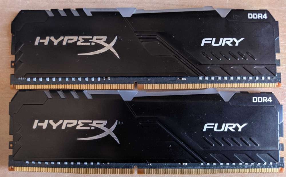 DDR4 16GB 3733MHz [2х8GB] Комплект оперативной памяти HyperX Fury. Харьков - изображение 2