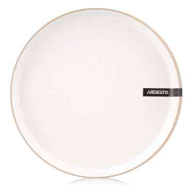 Тарелка Ardesto Apulia, 26.6см, кераміка, кремовий (AR2927AC) Винница
