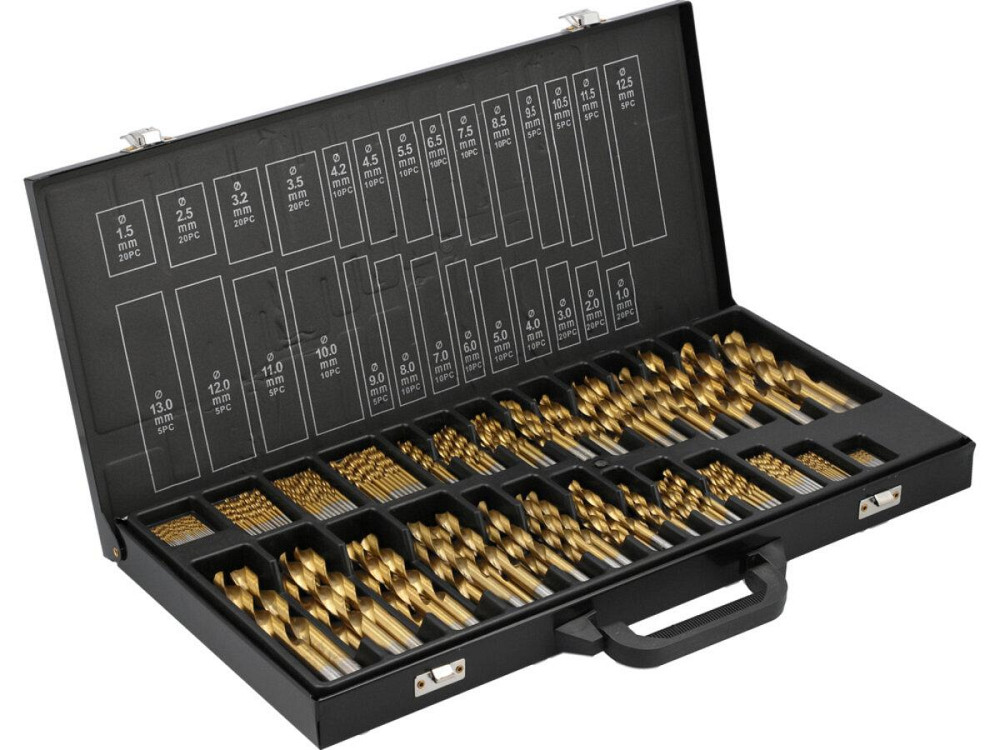 Свердла по металу YATO: HSS, Ø= 1-13 мм. покриті титаном у футлярі, 300 шт. [4] Одеса - фото 1