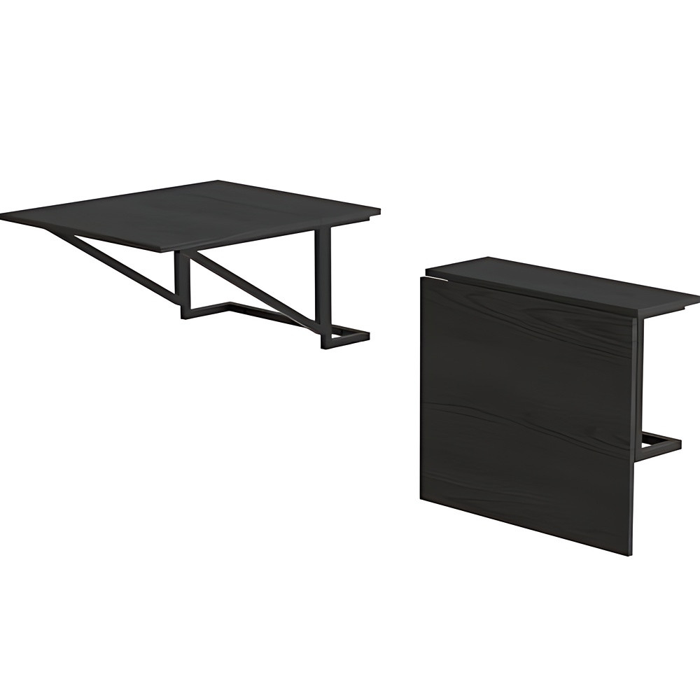 Стіл розкладний Олександр 3 Ferrum-decor 750x600x700 Чорний метал ДСП Сосна Кембра 16 мм (FRD-104894) Дніпро - фото 1