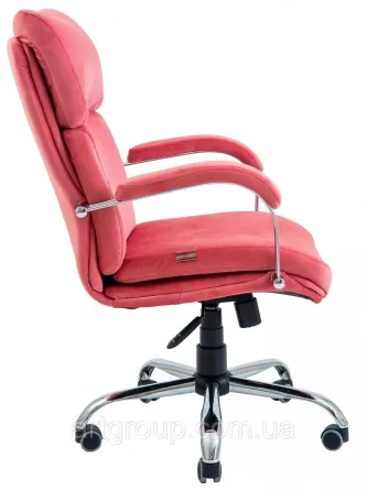 Офисное Кресло Руководителя Richman Dakota Lounge Coral Хром М2 AnyFix Алый Днепр
