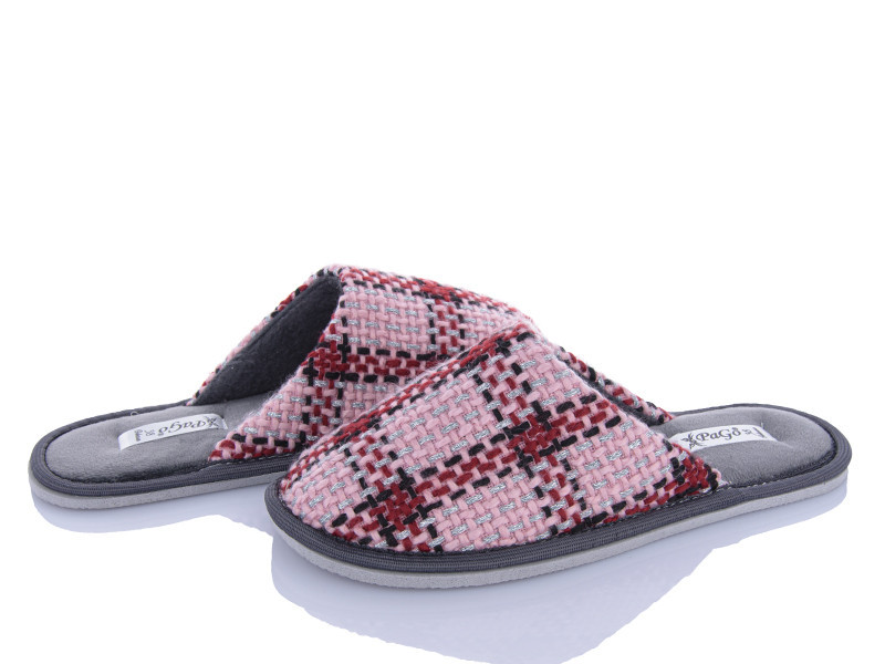 Женские домашние тапочки PaGo "Клетка" 39 Киев - изображение 2
