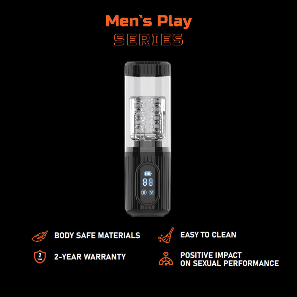 Мастурбатор - Erospace Men’s Play Automatic Thrusting Masturbator B2 Sex Aura Київ - фото 2