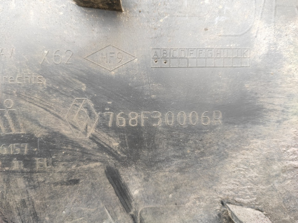 Накладка кузова бокова права Renault Master III 2010-2018 (768F30006R) Ковель - фото 2