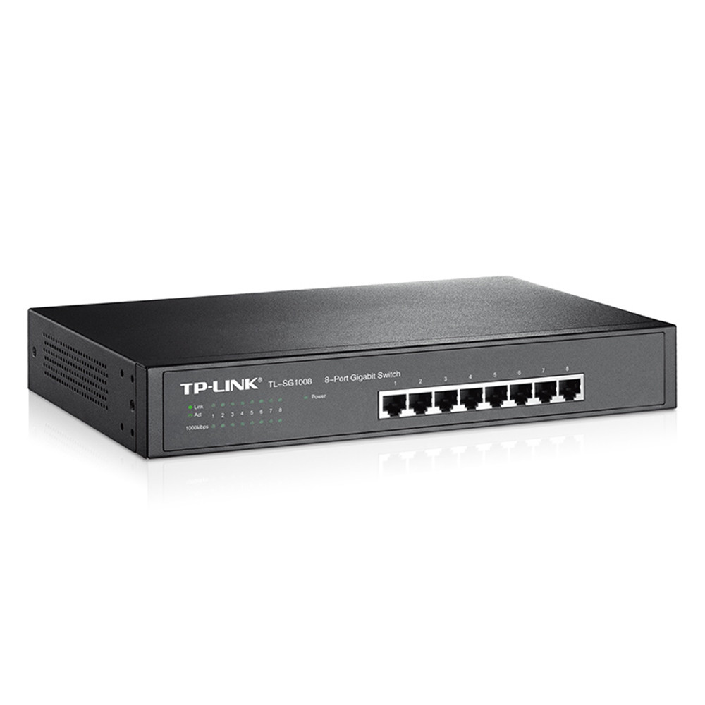 Комутатор TP-Link TL-SG1008 8-портовий гігабітний некерований Київ - фото 2