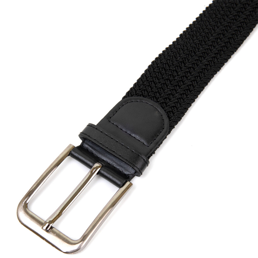 Текстильный ремень мужской классика Черный (Vintage) Киев - изображение 1