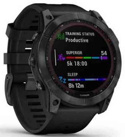 СМАРТ - Часы: Garmin Fenix 7X Solar , Slate grey with black band. Харків