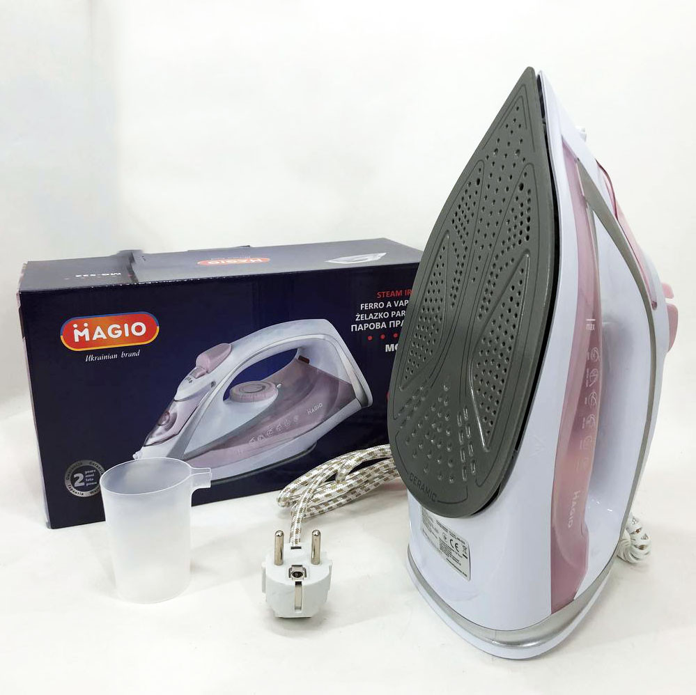 Электрический утюг с керамическим покрытием MAGIO, Утюг для глажки паровым ударом BT-82 Ивано-Франковск - изображение 6