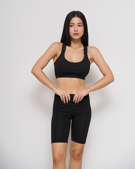 Спортивный женский кроп топ - перекрест на спинке Nicoletta 10074 XXL Киев - изображение 4