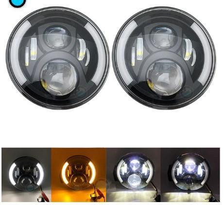 Передні лед фари Нива ВАЗ 2121, ВАЗ 2101, ГАЗ24, УАЗ. LED фари Протитуманні фари лідер Харків - фото 2