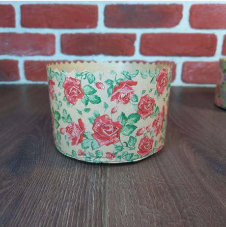 Форма для пасок 350 г d110 h85 «Серія Квіти» — паперові форми для випікання, 50 шт Харків