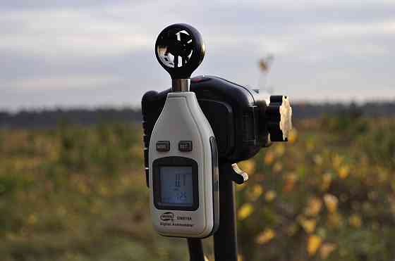 Цифровий анемометр 0,1-30 м/с, -10-45 °C BENETECH GM816A Одеса