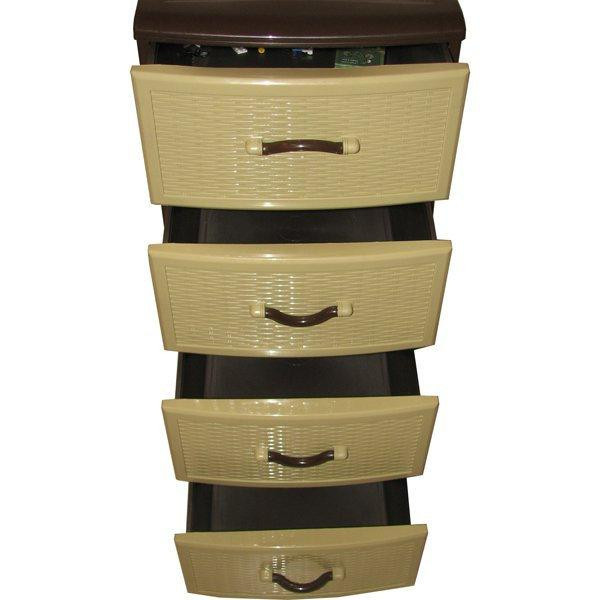 Комод пластиковий Стиль (Style) 4 ящики. 87х37х47 Одеса - фото 2