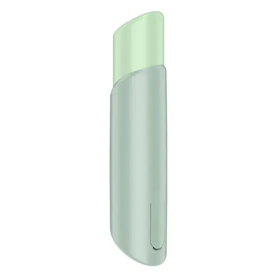 Вакуумний стимулятор Satisfyer Naughty Kiss для клітора, зелений, 12 × 2,7 см Sex Aura Київ