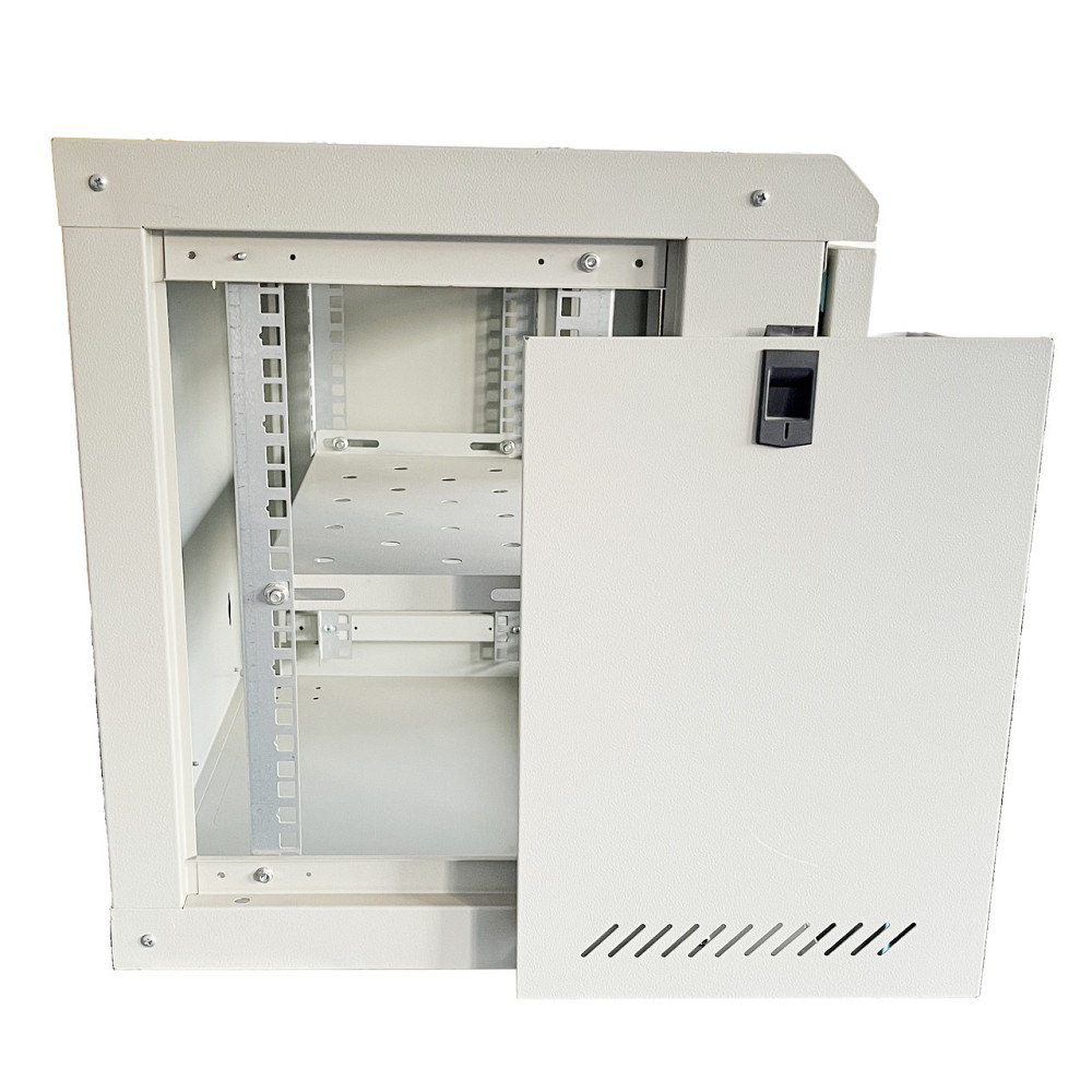 Шкаф серверный настенный с полкой GEAR 9U 19'' 530x400x450 мм., Серый (GWMSN-9U-530-400G) Киев - изображение 6